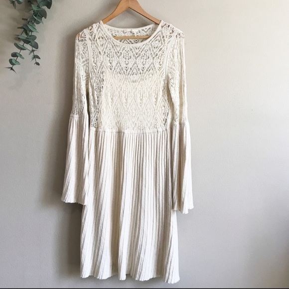 Anthropologie ivory lace dress - Picture 4 of 6